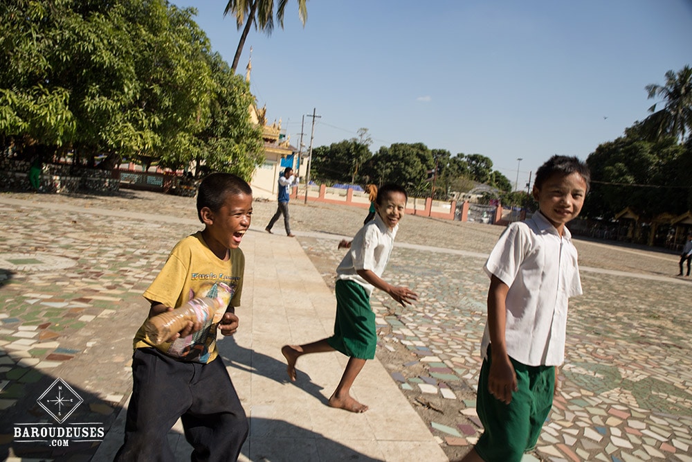 Yangon_enfants (Rangoon) - Birmanie (Myanmar)