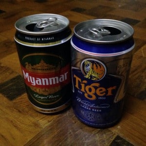 Myanmar Beer & Tiger Beer - Yangon (Rangoon)