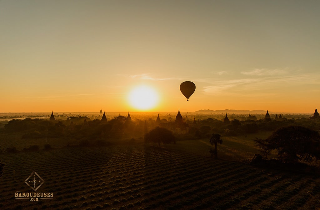 Lever de soleil en ballon - Bagan