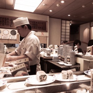 Sushi Bar et cuisinier - Kyoto