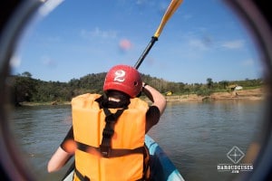Kayak_Clem sur la rivière Nam Ou - Luang Prabang