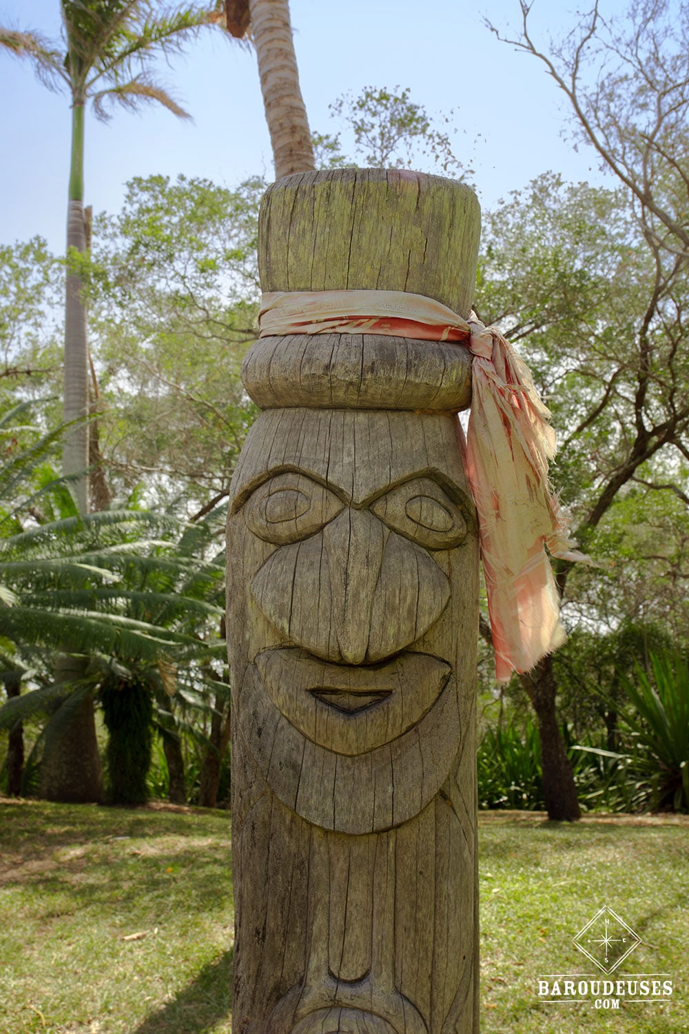 Centre Jean-Marie Tjibaou_Totem kanak - Nouméa