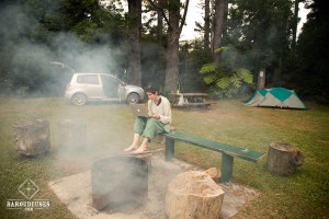 Digital nomad - camping en forêt - Nouvelle-Zélande