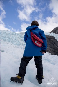 Une baroudeuse au Glacier Franz Josef