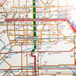 Plan du métro - Kyoto
