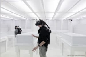 Exposition immersive temporaire au Fresnoy qui exploite la VR (Réalité virtuelle).