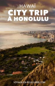 Lors de notre passage à Hawaï, nous avons eu l’occasion de faire un bref stop de 4 jours à Honolulu, sur l’île d’Oahu, dans l’archipel d’Hawaï. C’est sûr que quand on part pour Hawaï, on rêve plus de plages désertiques que de grandes villes américaines… Mais Honolulu mérite quand même un arrêt si c’est la première fois que vous venez dans l’archipel. Rien que pour découvrir l'histoire d'Hawaï, ses rois, sa colonisation ou encore l'attaque de Pearl Harbor, Honolulu est un incontournable.