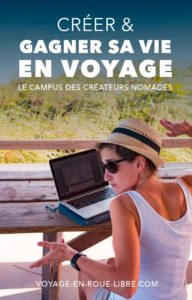Créer et gagner sa vie en voyage : le campus des créateurs nomades - une formation en ligne.