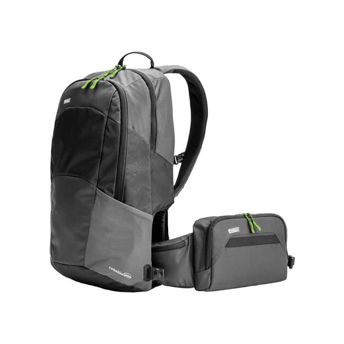 Le sac à dos Mindshift Travel Away - ideal pour transporter ton matériel de créateur : 2 ordinateurs portables, un ipads et les disques durs